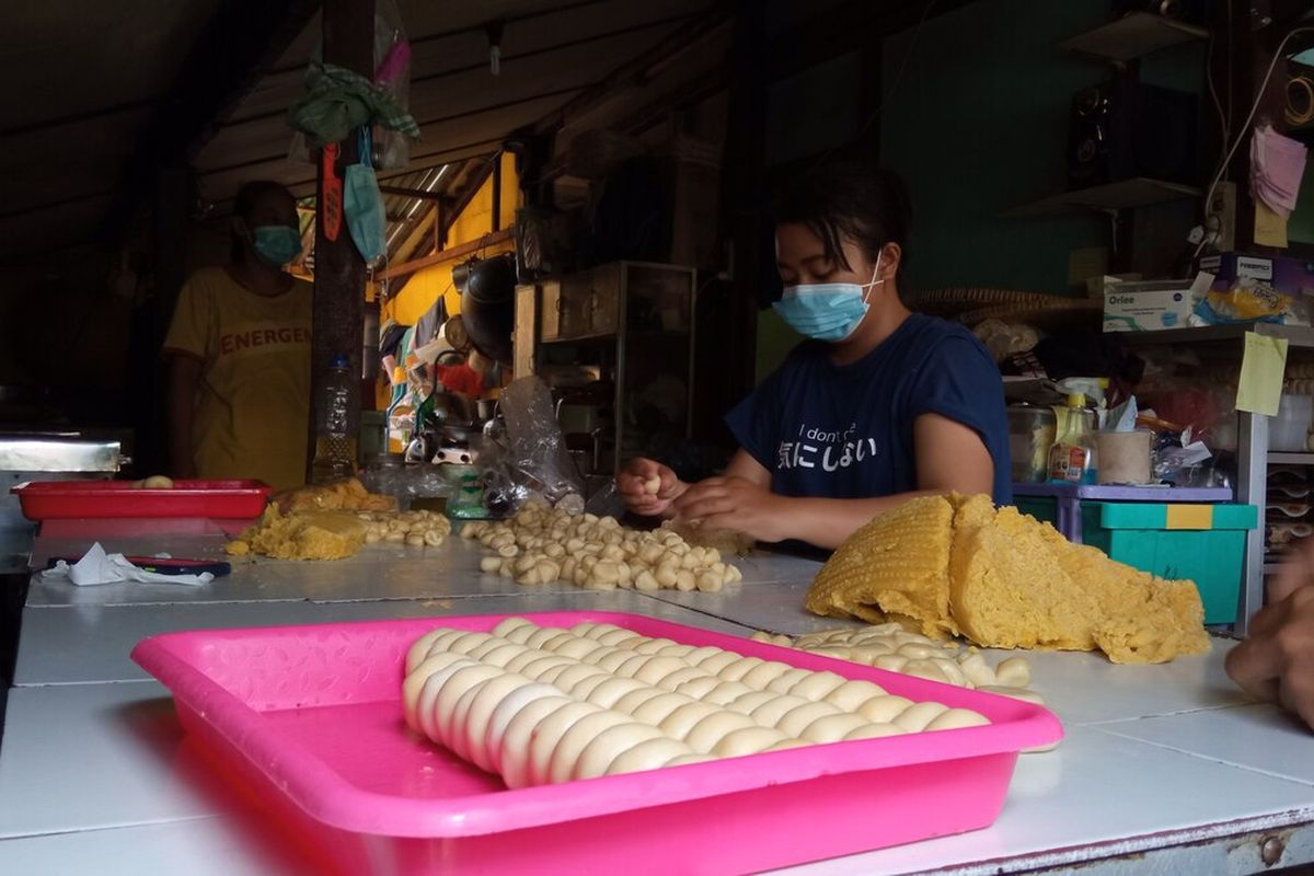 pembuatan bakpia kering